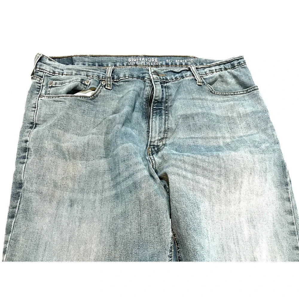Signature Levi Strauss S67 Athletic Fit Jeans Men's 38x32 (Fits 36x29) Denim